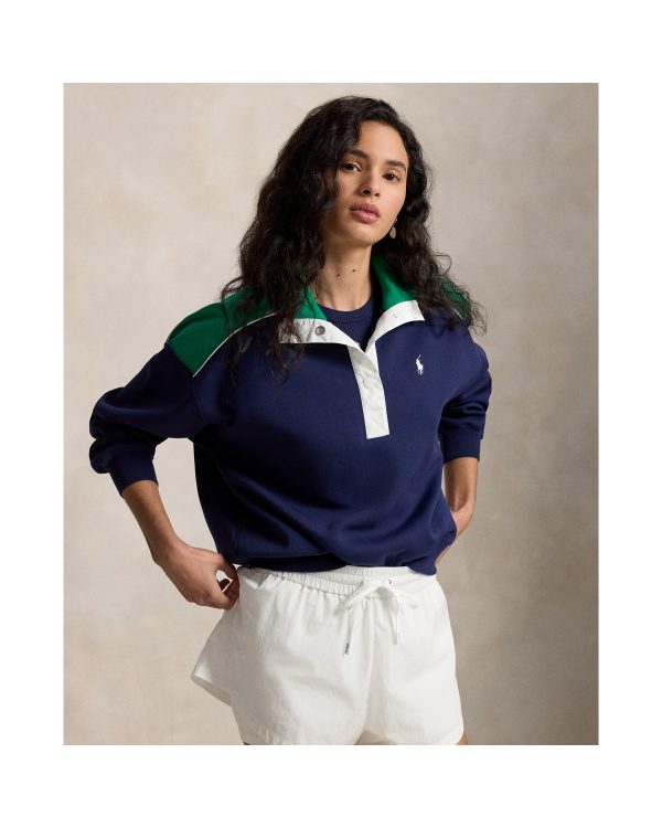 Ralph Lauren US Open Double-Knit Paneled Pullover