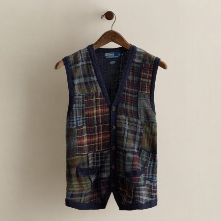 Polo Ralph Lauren 2010 Patchwork Sweater Vest - Size M