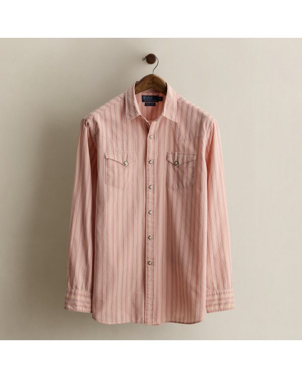 Polo Ralph Lauren Vintage Striped Western Shirt - Size L