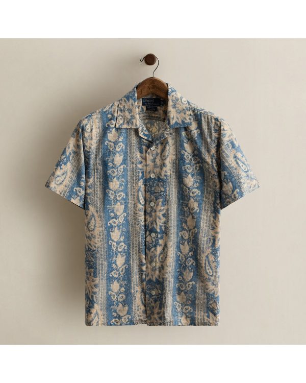 Polo Ralph Lauren 2004 Floral-Print Camp Shirt - Size S