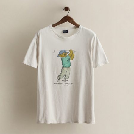 Polo Ralph Lauren Vintage Polo Bear T-Shirt - Size L