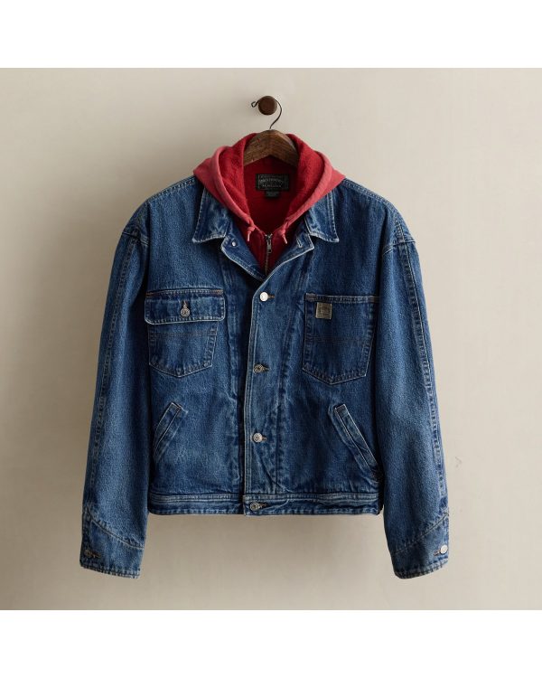 Polo Ralph Lauren 1991 Hooded Denim Jacket - Size L