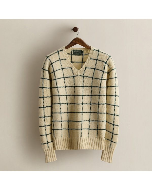 Polo Ralph Lauren 1984 Tattersall Wool Sweater - Size M