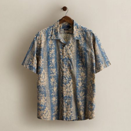 Polo Ralph Lauren 2004 Floral-Print Camp Shirt - Size XL
