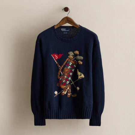 Polo Ralph Lauren 1990 Golf Bag Hand-Knit Sweater - Size M