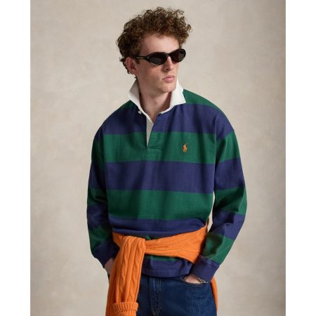 Polo Ralph Lauren Big Fit Striped Jersey Rugby Shirt
