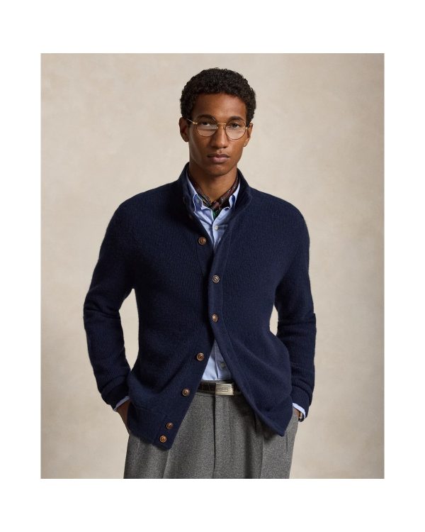 Polo Ralph Lauren Cashmere Mockneck Cardigan