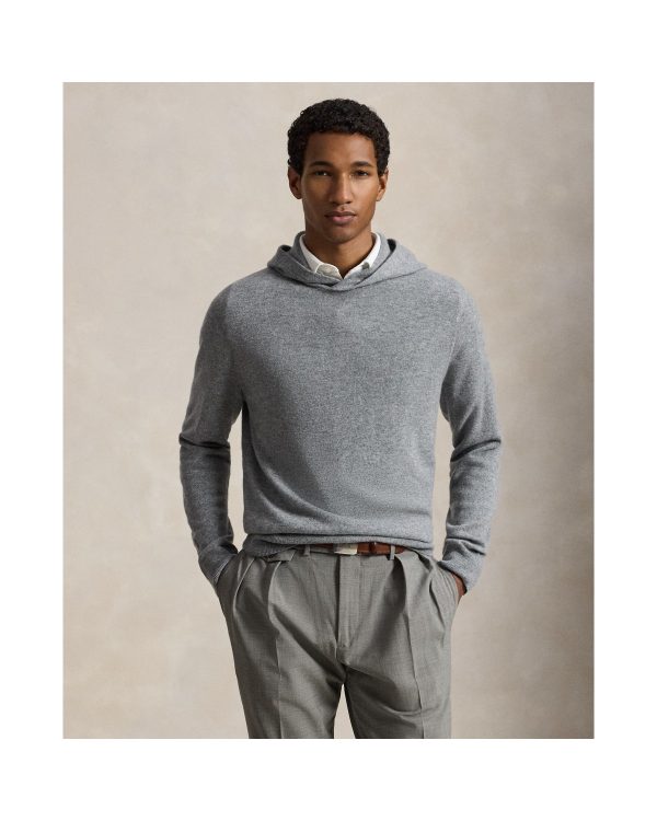 Polo Ralph Lauren Washable Cashmere Hooded Sweater