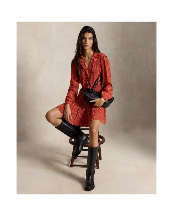 Ralph Lauren Silk Mini Shirtdress