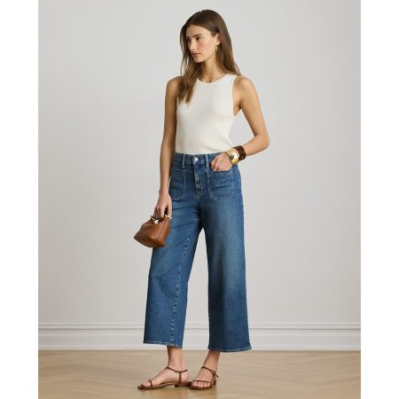 Ralph Lauren High-Rise Wide-Leg Jean