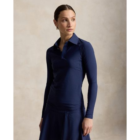 Ralph Lauren Slim Fit Performance Long-Sleeve Polo