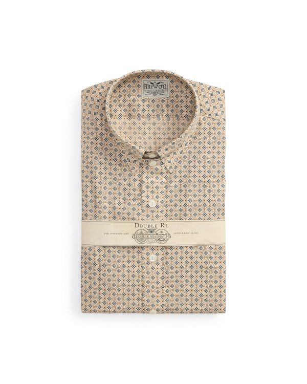 Polo Ralph Lauren Slim Fit Geometric-Print Shirt