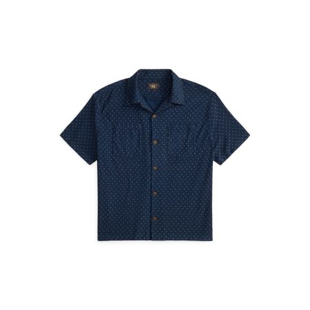 Polo Ralph Lauren Star-Print Indigo Jersey Shirt