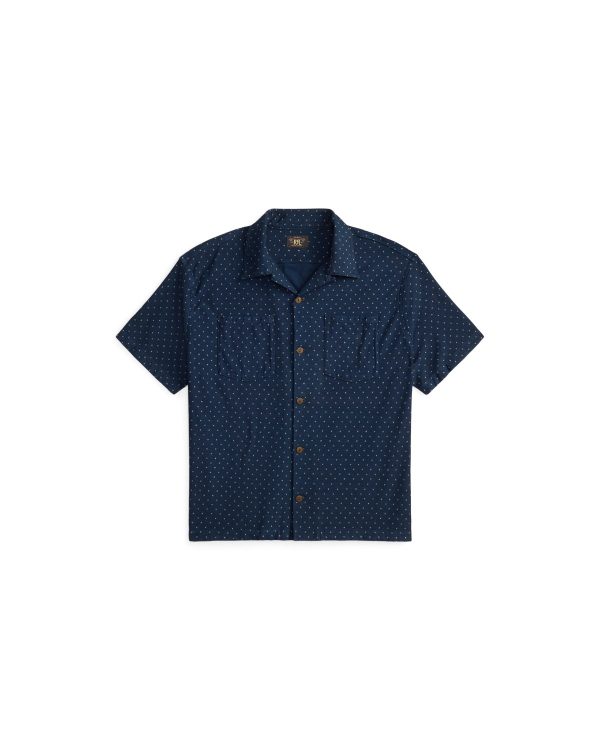 Polo Ralph Lauren Star-Print Indigo Jersey Shirt