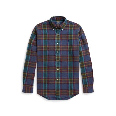 Polo Ralph Lauren Classic Fit Plaid Brushed Flannel Shirt