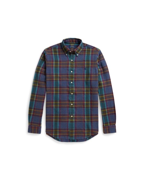 Polo Ralph Lauren Classic Fit Plaid Brushed Flannel Shirt