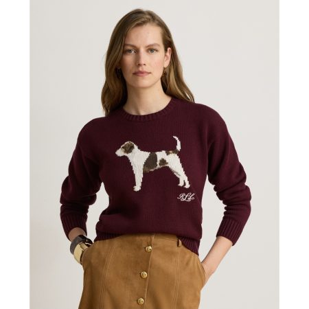 Ralph Lauren Intarsia Knit Cotton Sweater