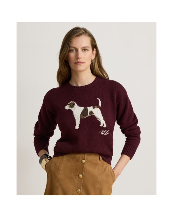 Ralph Lauren Intarsia Knit Cotton Sweater