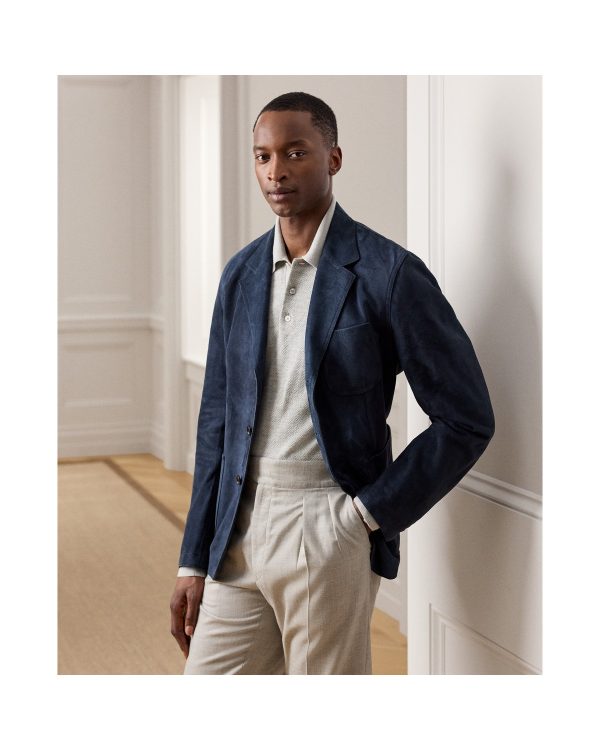Polo Ralph Lauren Hand Tailored Suede Sport Coat