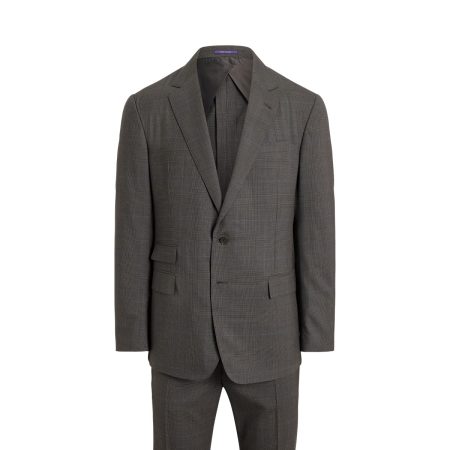 Polo Ralph Lauren Kent Hand Tailored Glen Plaid Wool Suit