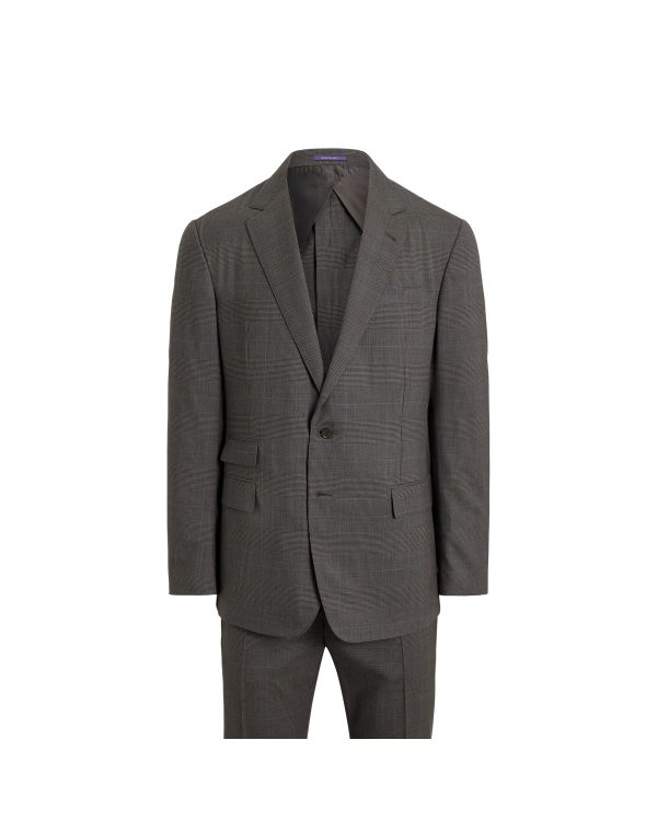 Polo Ralph Lauren Kent Hand Tailored Glen Plaid Wool Suit