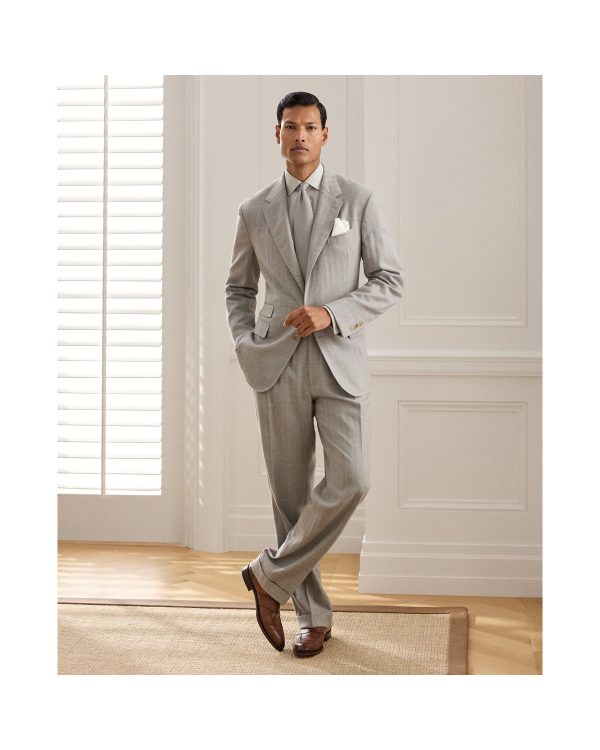 Polo Ralph Lauren Glenn Hand Tailored Herringbone Trouser