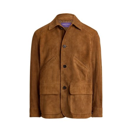 Polo Ralph Lauren Hand-Tailored Suede Utility Jacket