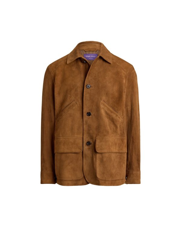 Polo Ralph Lauren Hand-Tailored Suede Utility Jacket