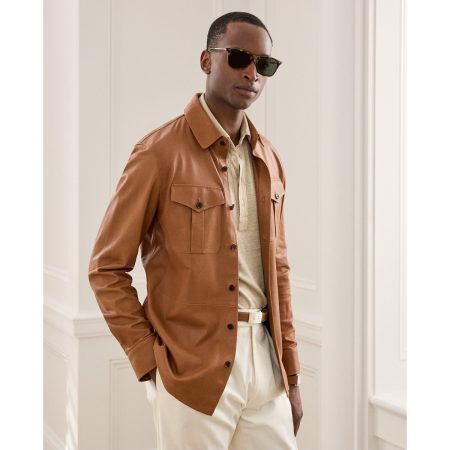 Polo Ralph Lauren Leather Overshirt