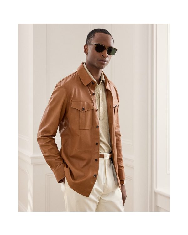 Polo Ralph Lauren Leather Overshirt