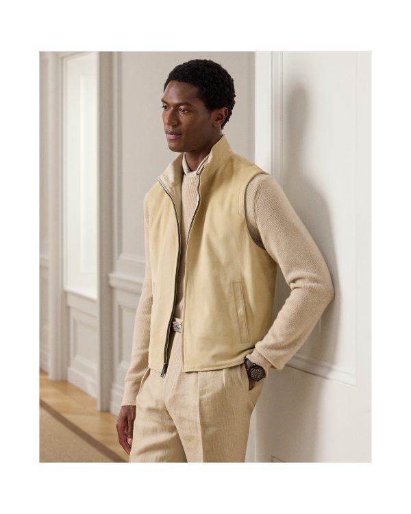 Polo Ralph Lauren Jamison Reversible Suede Vest