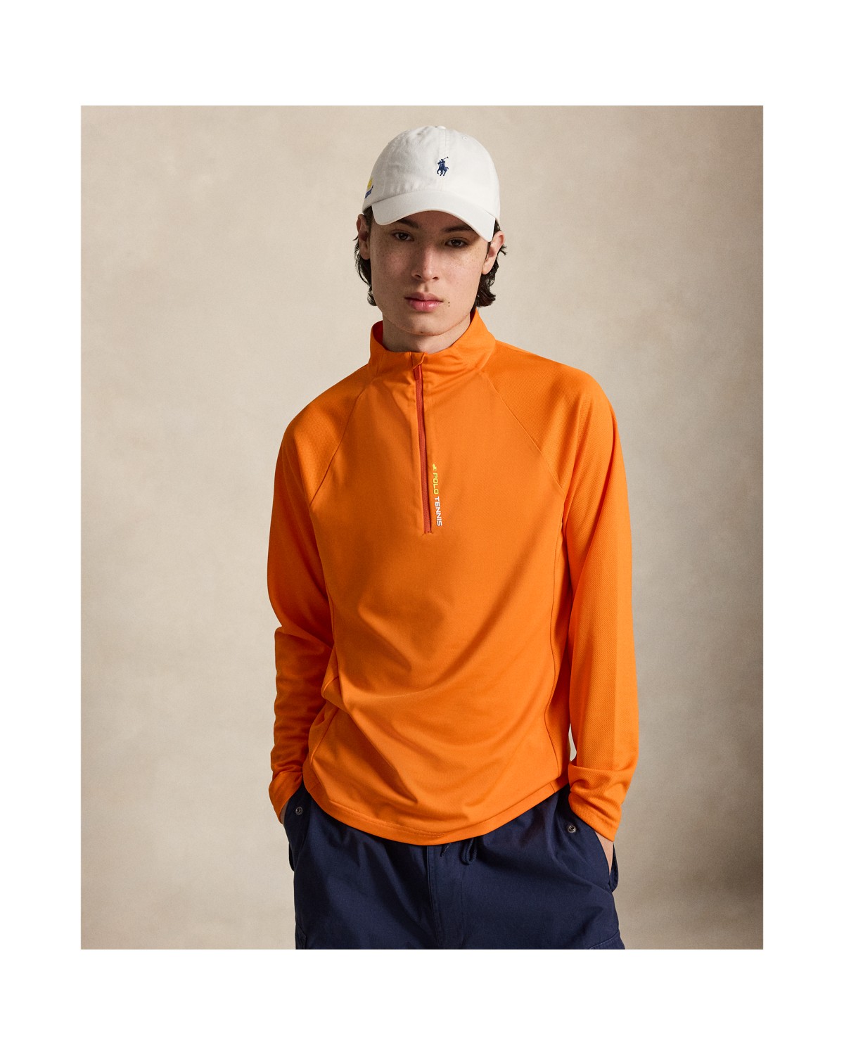 Polo Ralph Lauren US Open Paneled Stretch Jersey Pullover