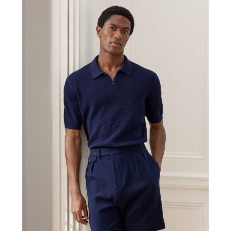 Polo Ralph Lauren Textured Cotton Polo Sweater