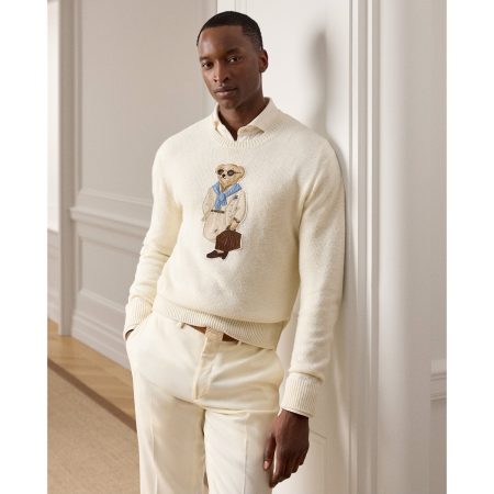 Polo Ralph Lauren Polo Bear Silk Linen Sweater
