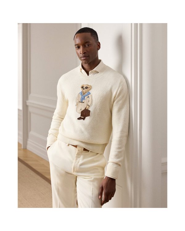 Polo Ralph Lauren Polo Bear Silk Linen Sweater