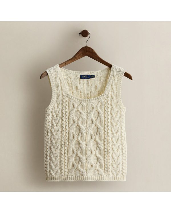 Ralph Lauren 2015 Cable Cotton Tank Top - Size S