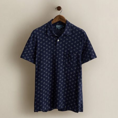 Polo Ralph Lauren 2003 Anchor-Print Polo Shirt - Size M