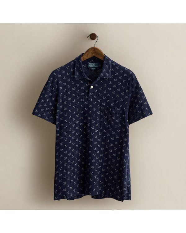 Polo Ralph Lauren 2003 Anchor-Print Polo Shirt - Size M