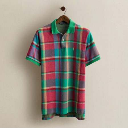 Polo Ralph Lauren 1991 Plaid Polo Shirt - Size L