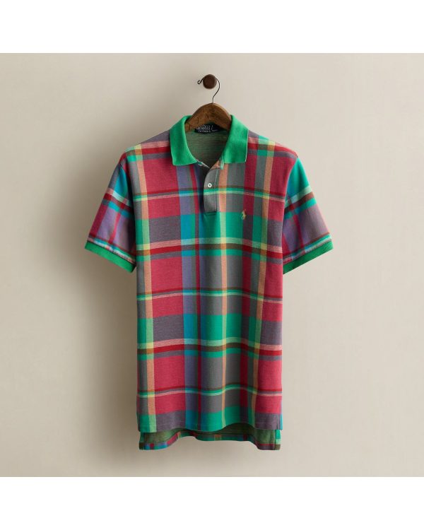 Polo Ralph Lauren 1991 Plaid Polo Shirt - Size L