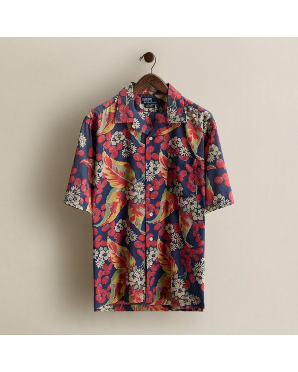 Polo Ralph Lauren 2001 Floral-Print Camp Shirt - Size L