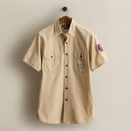 Polo Ralph Lauren 2003 Shark-Print Workshirt - Size M