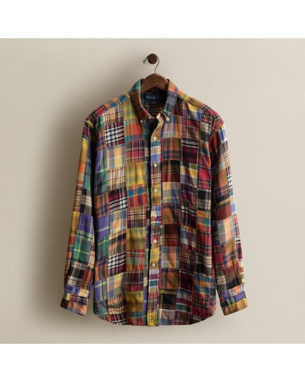 Polo Ralph Lauren Vintage Plaid Patchwork Shirt - Size L