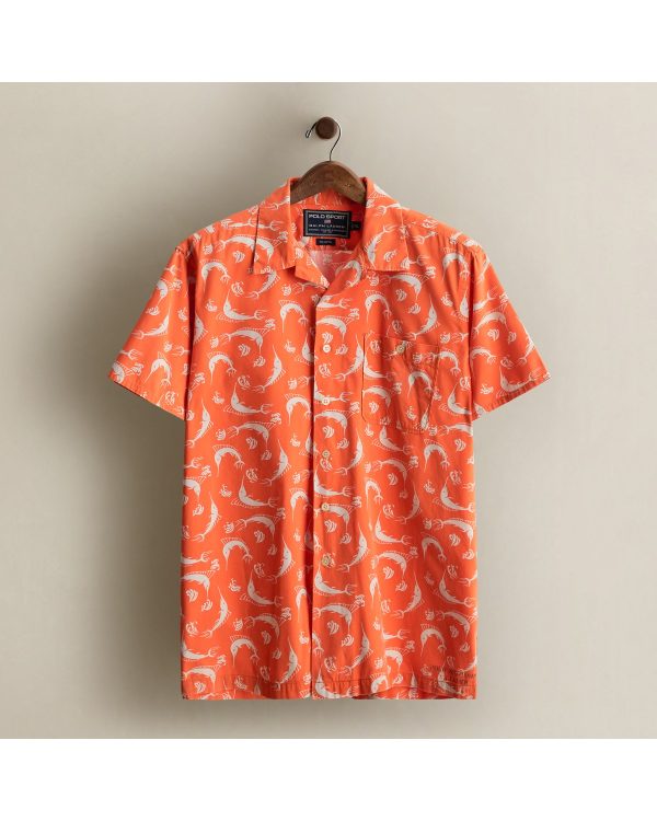 Polo Ralph Lauren 2000 Marlin-Print Camp Shirt - Size XL