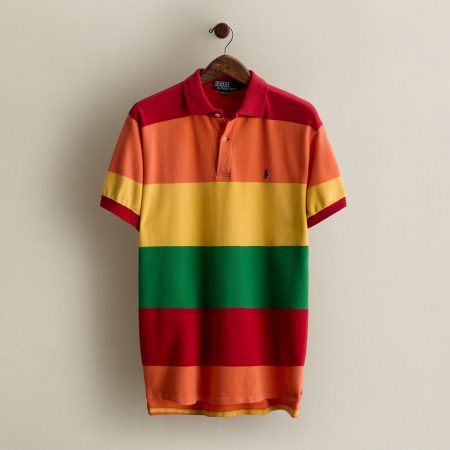Polo Ralph Lauren Vintage Striped Polo Shirt - Size L