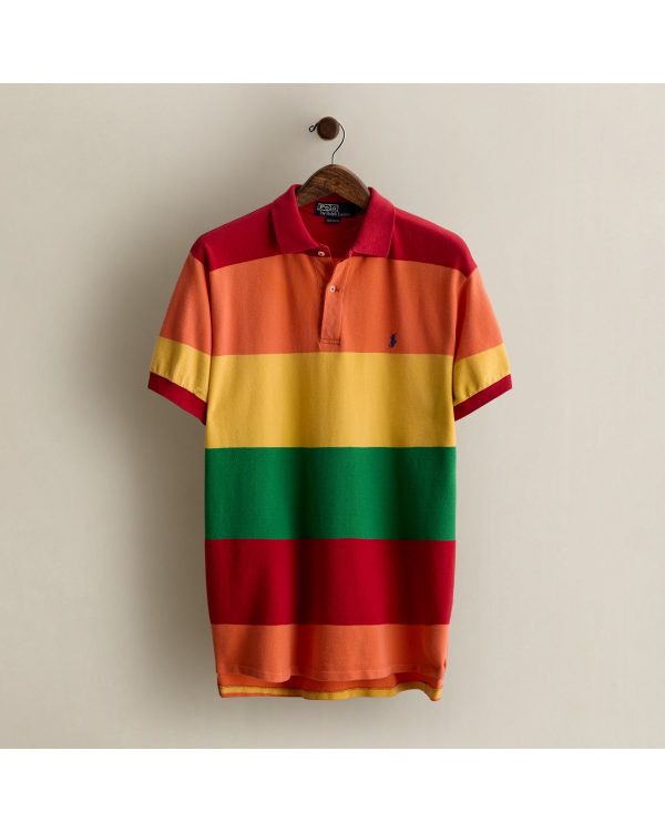 Polo Ralph Lauren Vintage Striped Polo Shirt - Size L