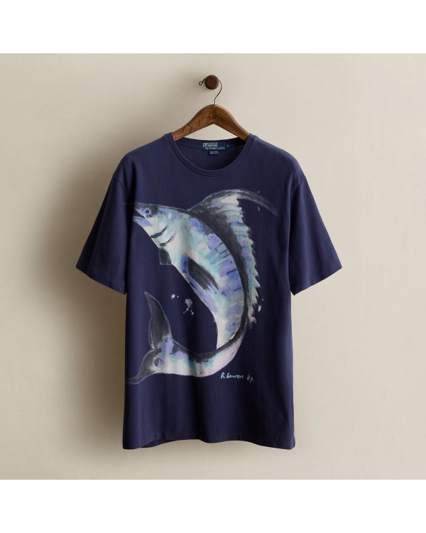 Polo Ralph Lauren 2003 Marlin-Print T-Shirt - Size L