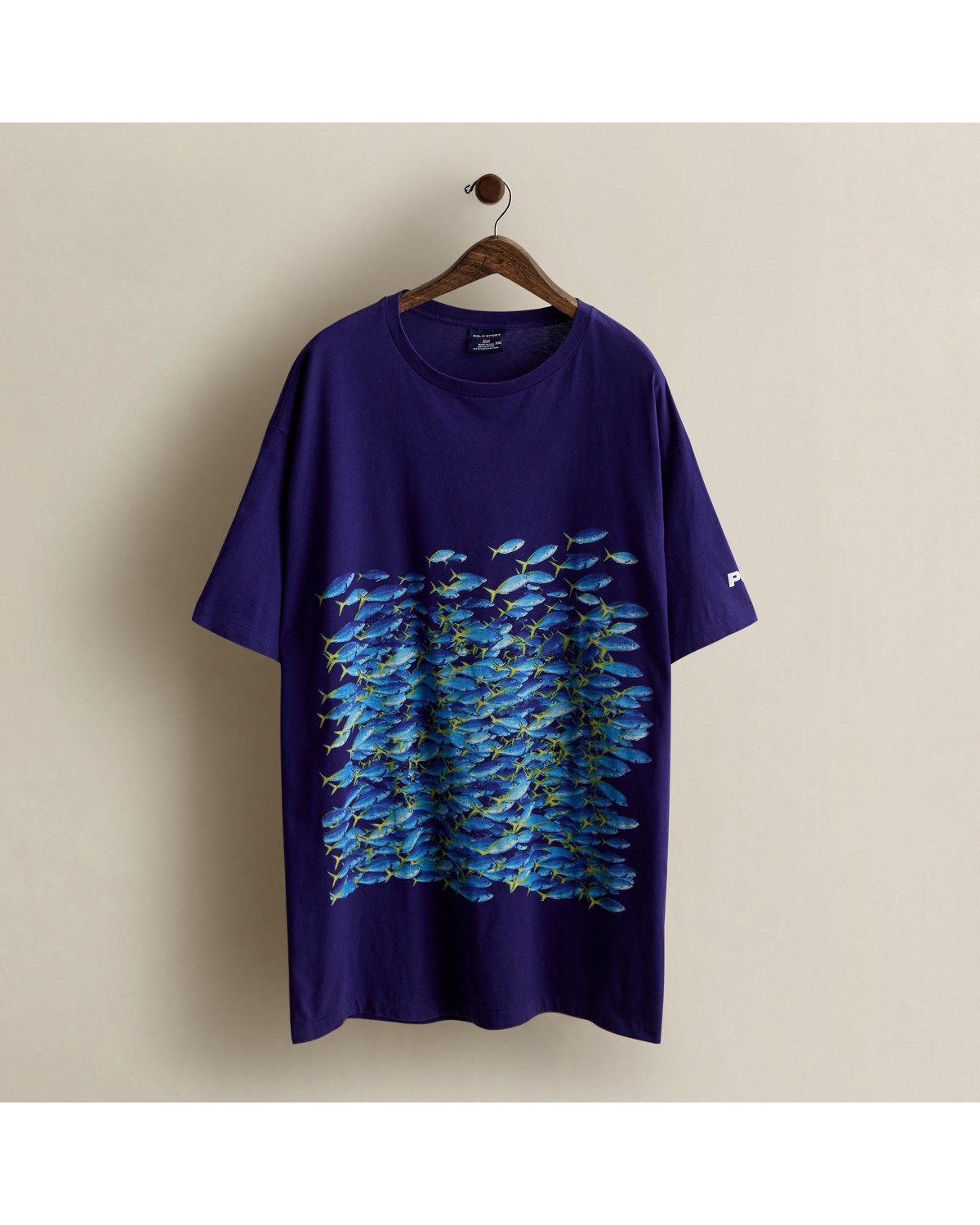 Polo Ralph Lauren 1997 Fish-Print T-Shirt - Size XXL