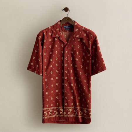 Polo Ralph Lauren 2000 Bandanna-Print Camp Shirt - Size M