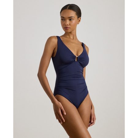 Ralph Lauren Ring-Front One-Piece